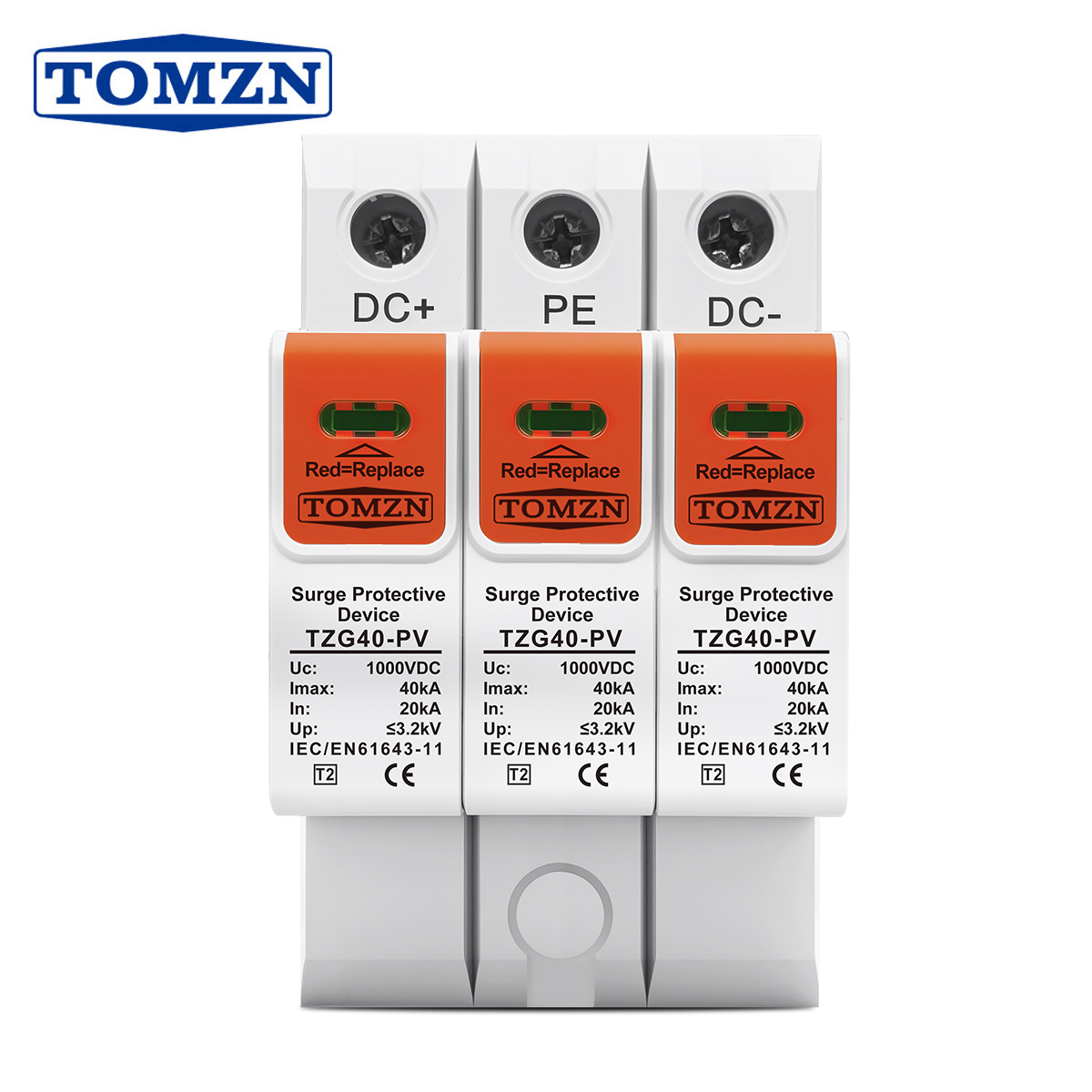 TZG40-PV 3P 1000V 1200V 1500V  - Din Rail Circuit Breaker avaliação e preço
