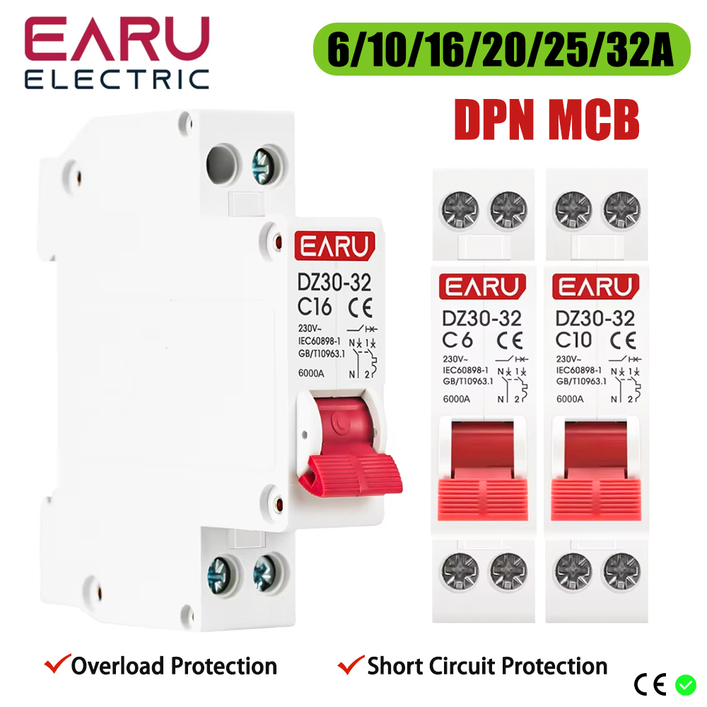DZ30-32 DPN 1P+N Mini Circuit  - Din Rail Circuit Breaker avaliação e preço