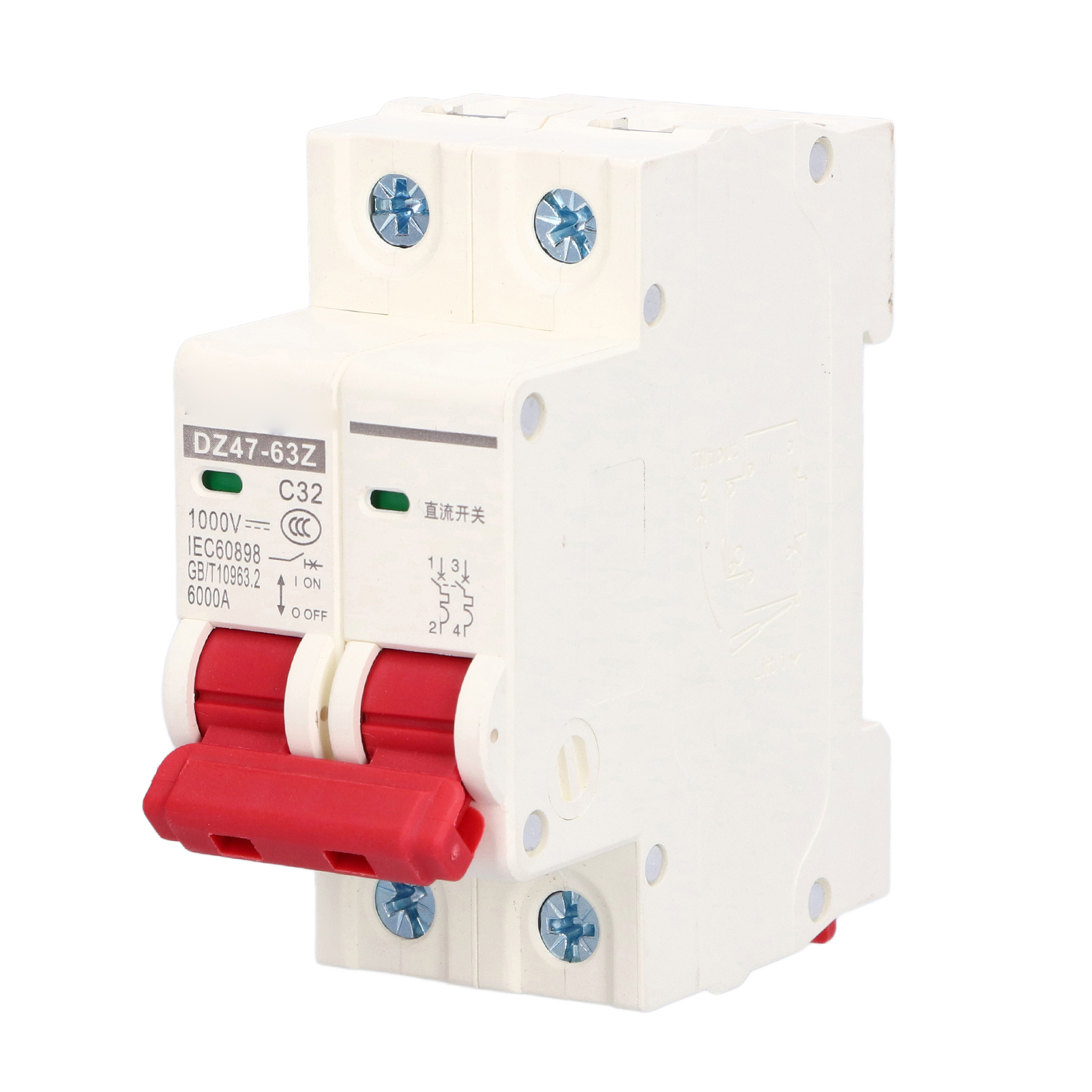 DC Miniature Circuit Breaker 2 - Din Rail Circuit Breaker avaliação e preço