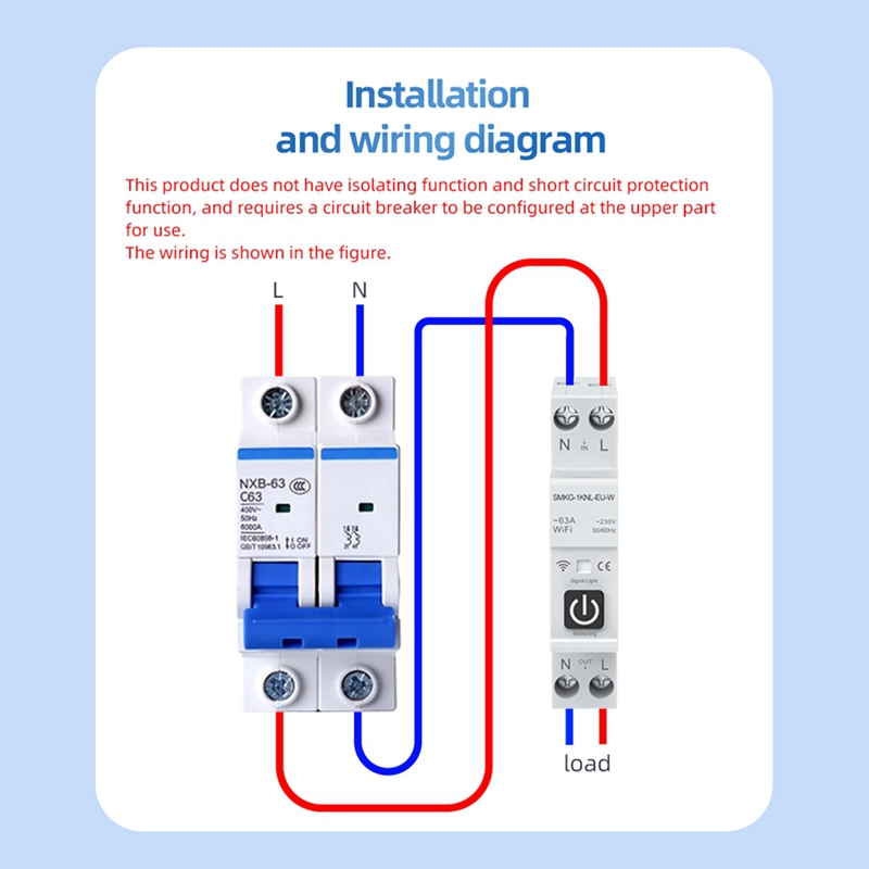 Tuya WIFI Smart Circuit Breake - Din Rail Circuit Breaker avaliação e preço