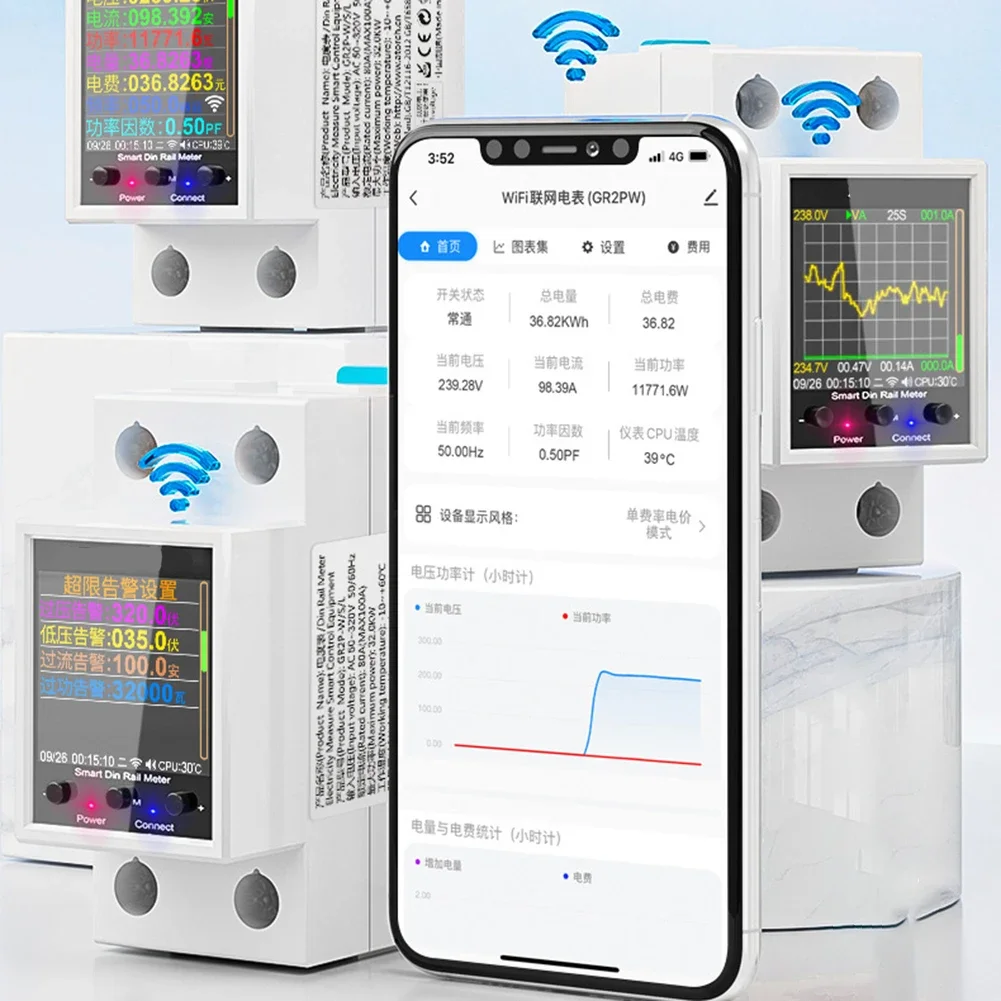 100A  DIN-rail Mounted Electri - Din Rail Circuit Breaker avaliação e preço