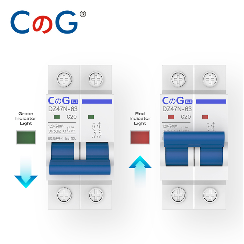 CG AC Miniature Circuit Breake - Din Rail Circuit Breaker avaliação e preço