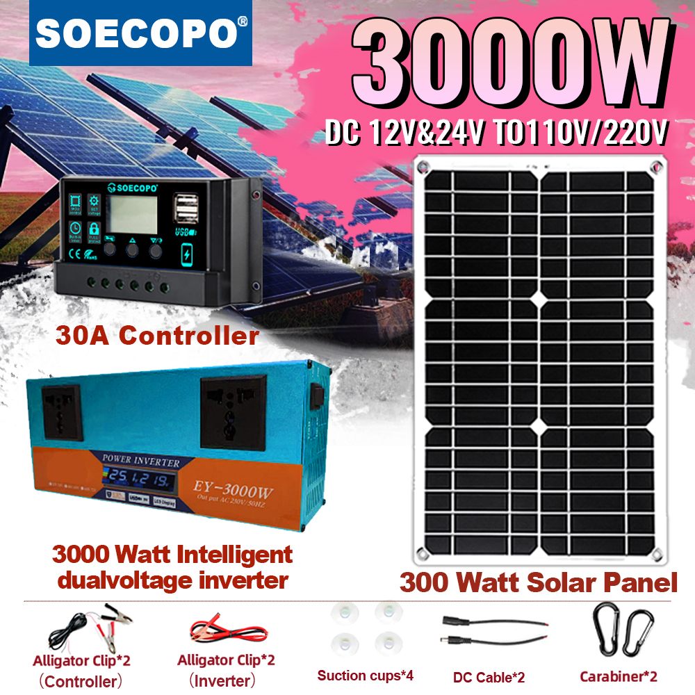 Complete solar power kit with  - Renewable Energy Yes Please avaliação e preço