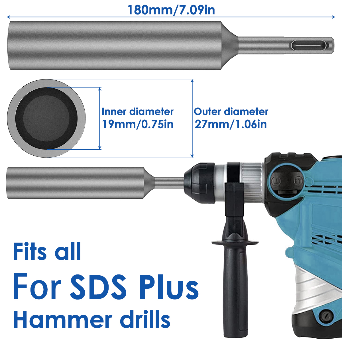 SDS Plus Ground Rod Driver for - Earthing Grounding Rod avaliação e preço