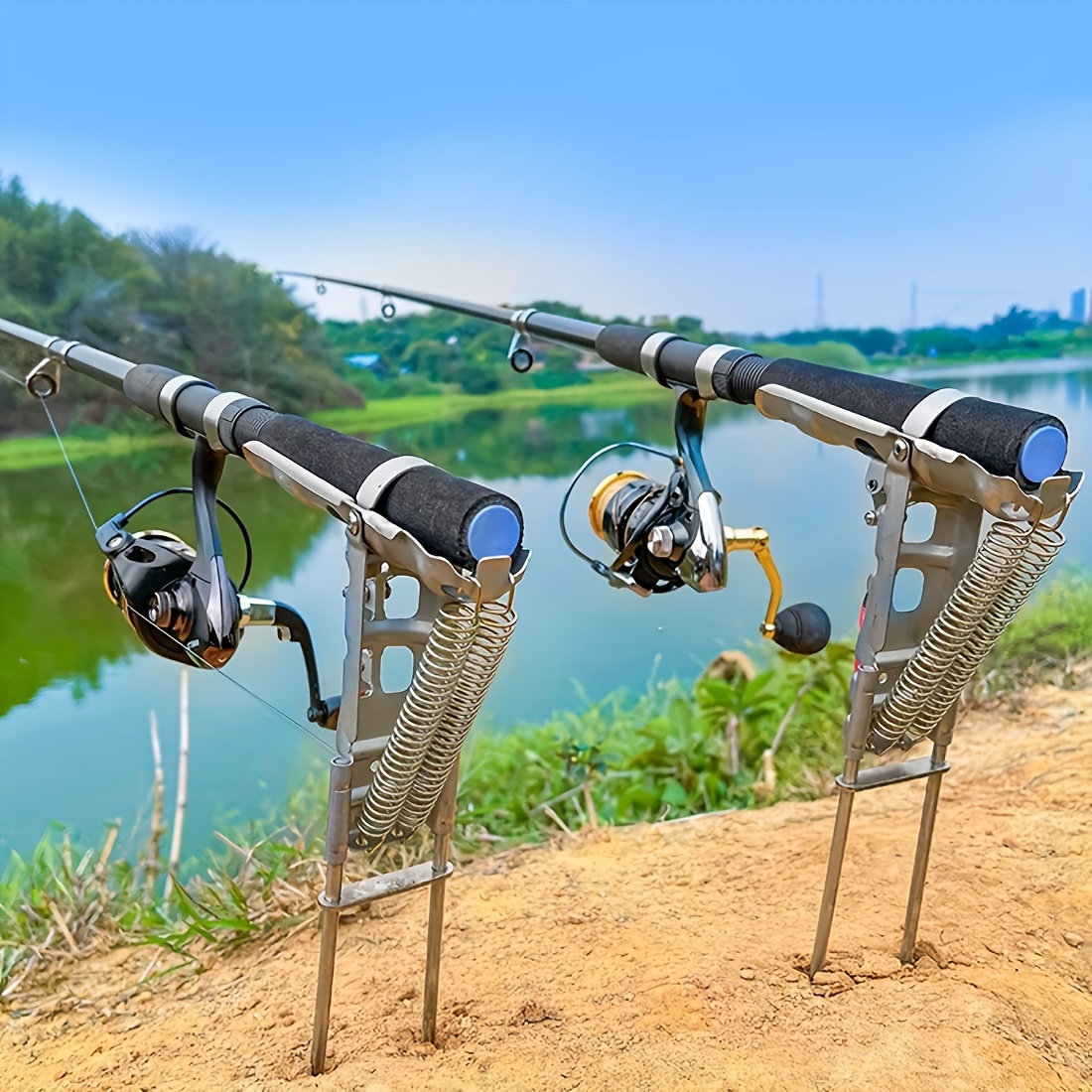 Automatic Spring Fishing Rod H - Earthing Grounding Rod avaliação e preço