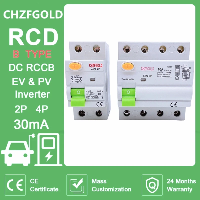 Electric Vehicle EV Charging P - Din Rail Circuit Breaker avaliação e preço