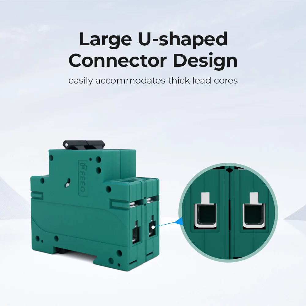 FEEO New FPV-63 2P DC Breaker  - Din Rail Circuit Breaker avaliação e preço