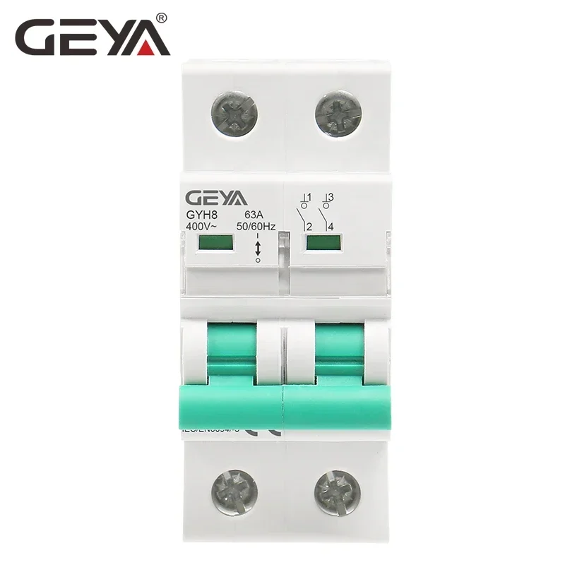 GEYA GYH8 Din Rail 2Pole 4Pole - Din Rail Circuit Breaker avaliação e preço