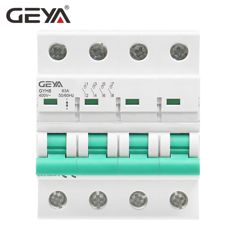 GEYA GYH8 Din Rail 2Pole 4Pole - Din Rail Circuit Breaker avaliação e preço